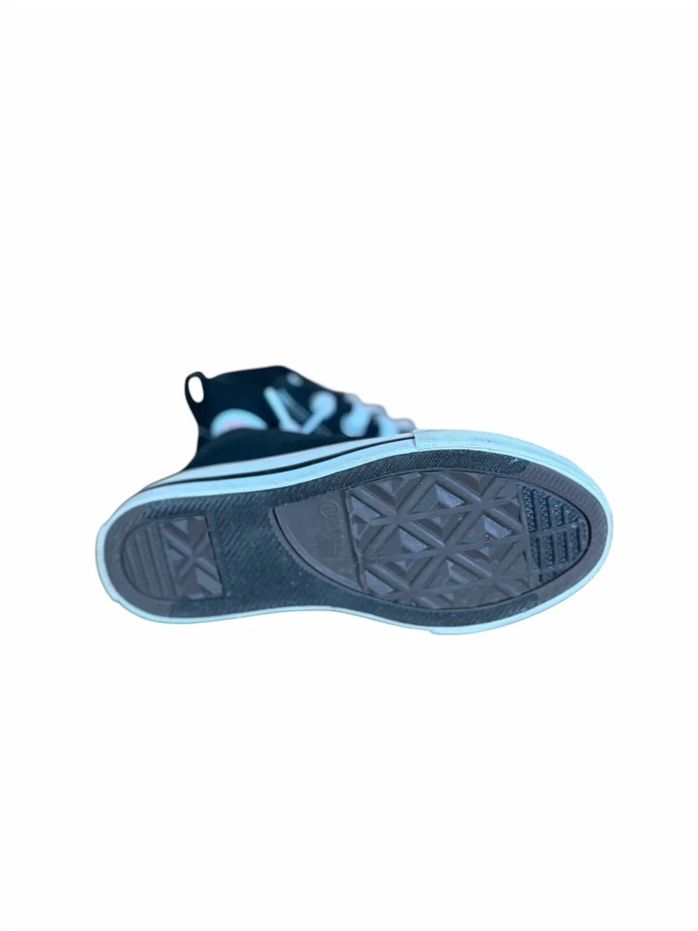 Converse Kids Chuck Taylor Black and White All Star Street Sneakers. Mid-Top.